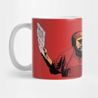 andy reid mad comic style Mug